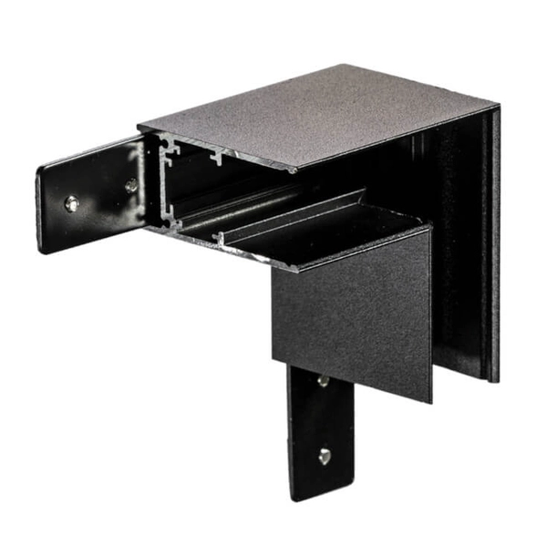 Łącznik L-kształtny do szynoprzewodów Magnetic AZ5158 1-fazowy czarny