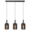 Sypialniana lampa wisząca Rafal 45492/03/36 filc czarna szara
