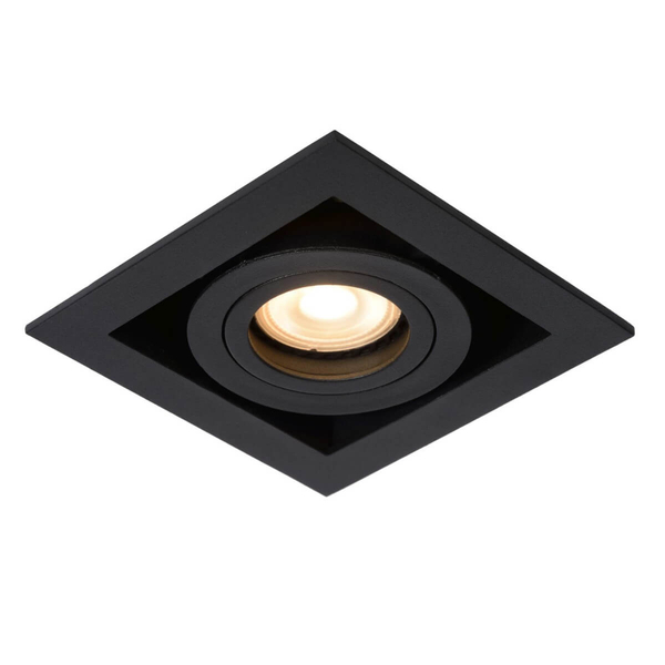 Kwadratowa lampa sufitowa CHIMNEY 09926/01/30 metalowa czarna