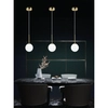 Lampa wisząca Bao I Cromo IP44 Orlicki Design łazienkowa OPRAWA szklana kula ZWIS ball IP44 chrom biały