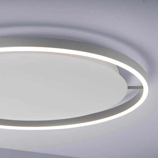 Ledowa lampa sufitowa Ritus 15392-95 Just Light do przedpokoju 28W 3000K aluminium