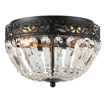 Żyrandol sufitowy Etienne 108598 Markslojd crystals kryształy oprawa czarna