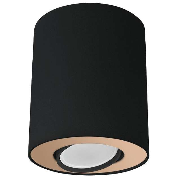 LAMPA sufitowa SET 8901 Nowodvorski metalowa OPRAWA tuba downlight czarna złota