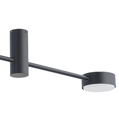 Industrialna LAMPA sufitowa ORBIT 7943 Nowodvorski metalowe kinkiet do kuchni czarny