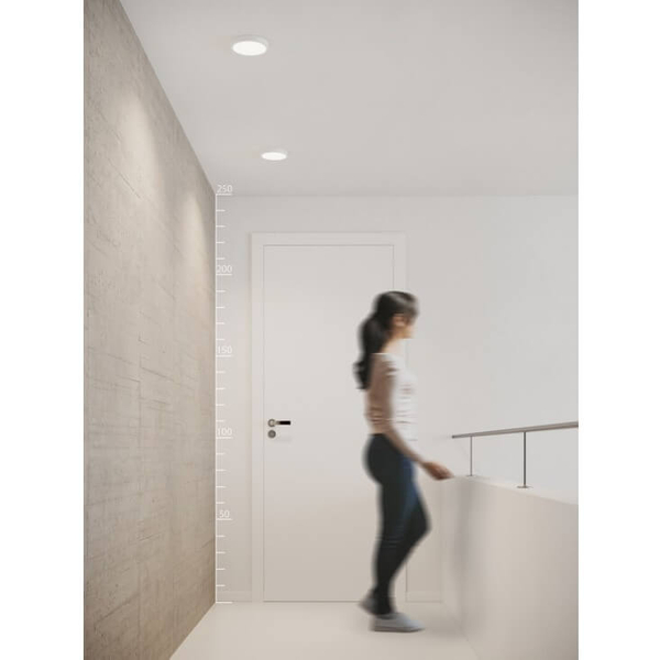 Minimalistyczny wpust Slim AZ2842 LED 12W 4000K do zabudowy biały