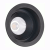 Kuchenna oprawa podtynkowa Hiden H0110 Maxlight LED 10W 3000K okrągła czarna
