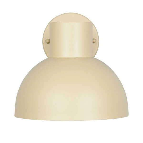 Kinkiet ścienny do salonu ELBE 262360166 kopuła IP44 beżowy