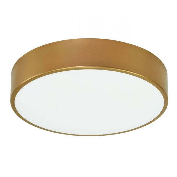 Nowoczesny plafon ledowy 137623620859 złoty 43W 4000K hol