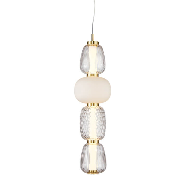 Jadalniana lampa zwis Eris PND-98374-32W-GD Italux LED 32W 3000K złoty biały
