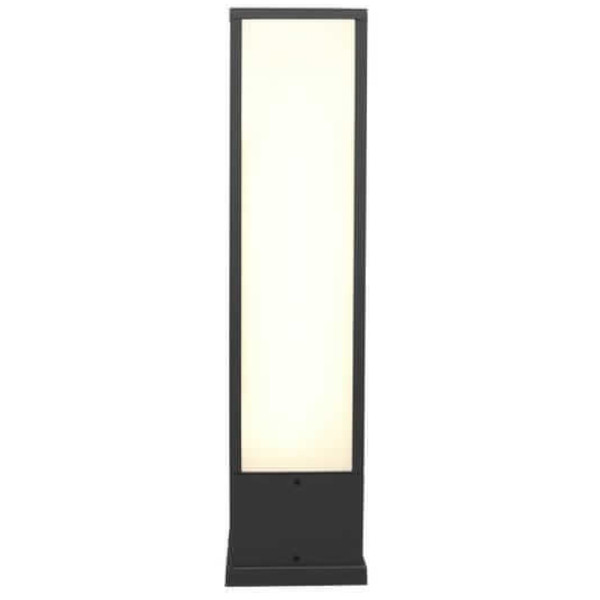 Ogrodowa LAMPA stojąca ATHIE DL142526260 Trio metalowa OPRAWA outdoor LED 15W 3000K słupek IP54 grafitowy