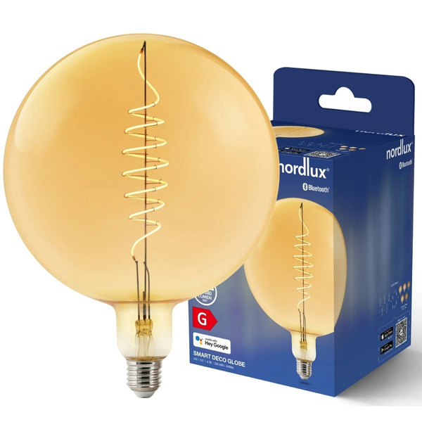Żarówka Smart 2170122747 Nordlux dioda LED 4,7W 2200K kula bursztynowa