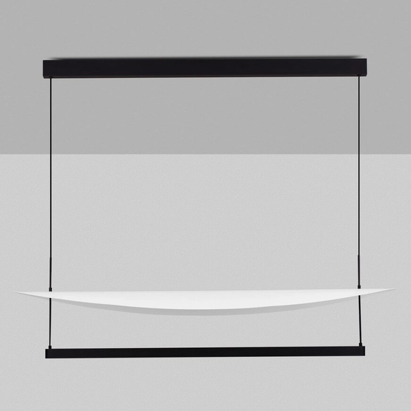 Podłużna lampa wisząca TIRAQUE LE44631 LED 81W 3000K disc biała czarna