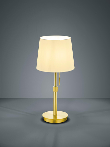 Nocna lampa stojąca Lyon 509100108 na komodę złota biała