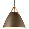 Metalowa lampa wisząca Strap 84343009 Nordlux klosz metal brązowa