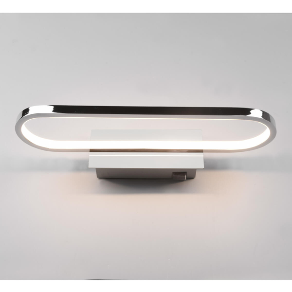 Łazienkowa lampa ścienna GIANNI 283770106 LED 17W 3000K IP44 owalna srebrny