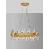 Glamour lampa wisząca CHOLULA LE42909 do pokoju kryształ złota