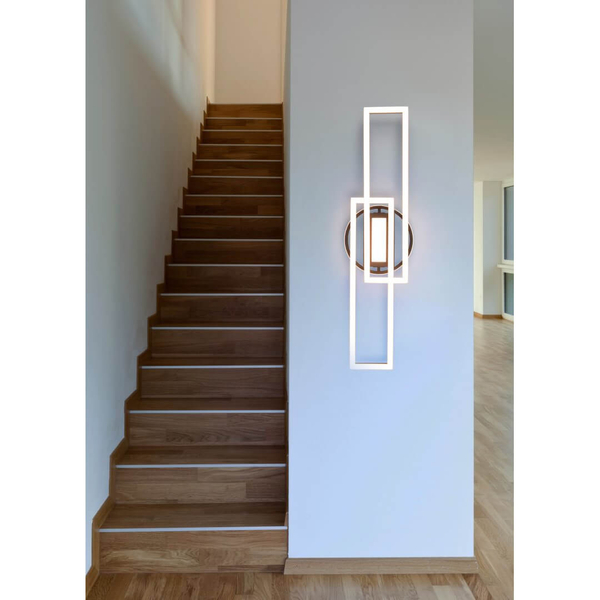 Geometryczna lampa sufitowa Twister R67183108 LED 30W 2700-6000K mosiądz