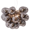 Wisząca szklana lampa Gross Grande 4200650-4505 molekuły przydymione