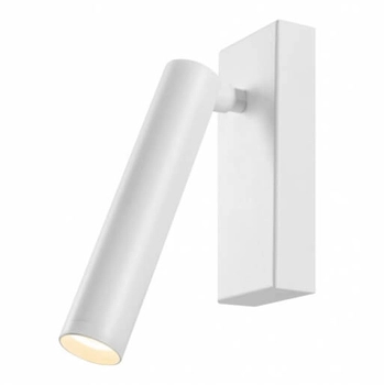 Minimalistyczny kinkiet ścienny Roll 50910101 Kaspa LED 4,2W 3000K z regulacją biały