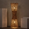 Podłogowa lampa Boho ABR-LP2-BH-E27 Abruzzo włókno naturalne brązowa