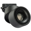 Czarny reflektor Costa LED 12W do 3-fazowego systemu szynowego