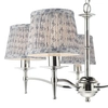 Zwisający żyrandol Marble MAR0538-EH Dar Lighting do salonu pałacowy srebrny