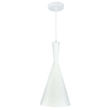 LAMPA wisząca MODERN 306777 Polux metalowa OPRAWA skandynawska ZWIS stożek biały złoty