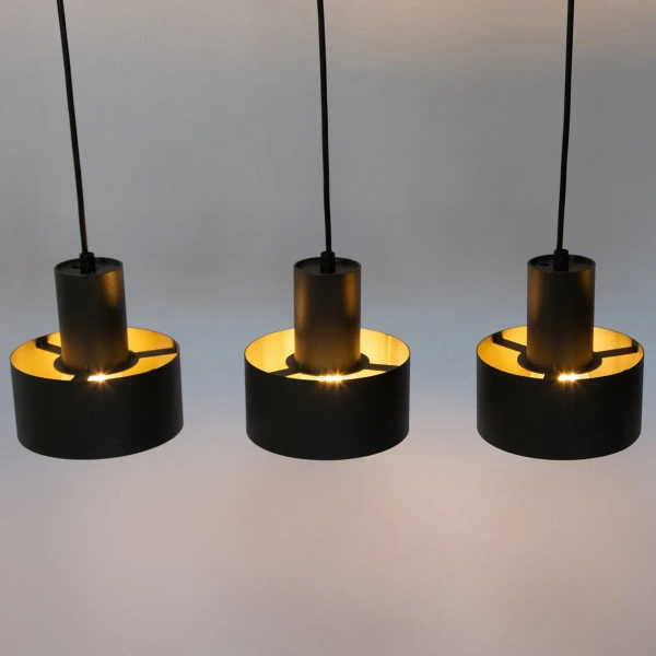 Loftowy żyrandol nad wyspę Rif 3 41165 do kuchni szary