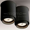 Spot LAMPA sufitowa IGA 1116 Shilo metalowy downlight natynkowe tuby czarne