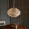 Wisząca lampa glamour L&-199155 crystal srebrny przezroczysty