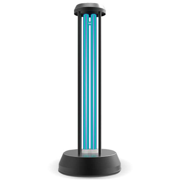 Antybakteryjna LAMPA stojąca MDECO AR-UV-DL-01 metalowa OPRAWA bakteriobójcza do dezynfekcji
