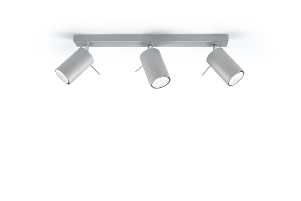 Spot LAMPA sufitowa SPARK SL.0451 metalowa OPRAWA reflektorowa LISTWA regulowane tuby szare