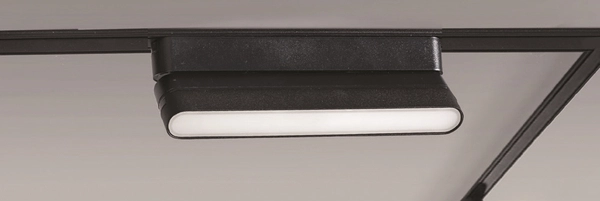 Lampa do systemu 1-faz sufitowa Gamma Sangria Milky AZ5270 LED 12W czarna