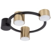 Pierścieniowa lampa sufitowa Kodo 3 41331 downlight czarny złoty