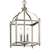 Rustykalna LAMPA wisząca KL-LARKIN-P-S-NI Elstead KICHLER metalowa OPRAWA kwadratowa ZWIS geometryczny szczotkowany nikiel