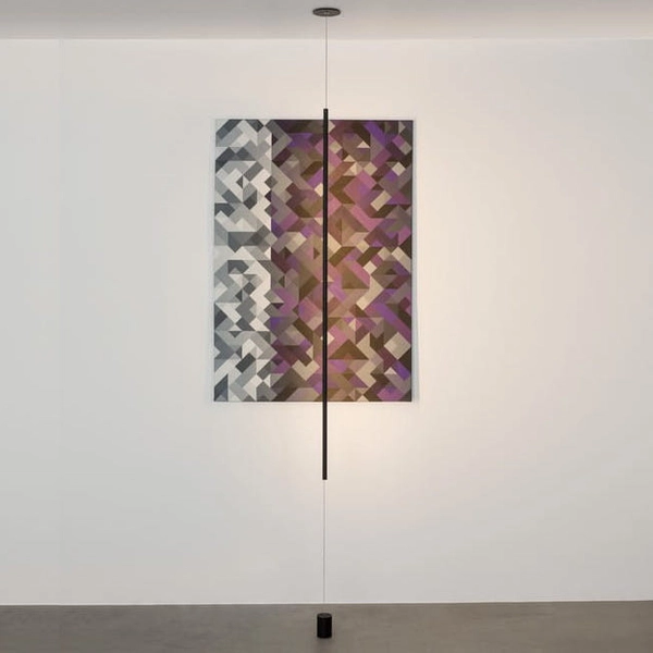 LAMPA sufitowo Podłogowa BUGA LE41359 Luces Exclusivas tuba OPRAWA metalowa LED 20W 3000K wpust czarny