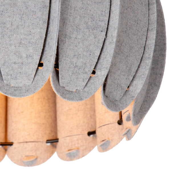 Filcowa lampa sufitowa Spencer 34145/30/36 do sypialni szara