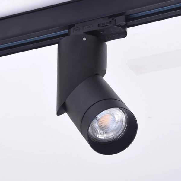 Ruchoma lampa Santos AZ4203 do 3-fazowego systemu szynowego metalowa czarna