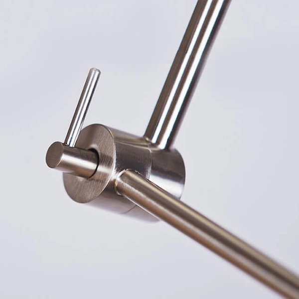 Wisząca lampa regulowana Adam AZ1841+AZ2602 Azzardo do salonu satyna biała