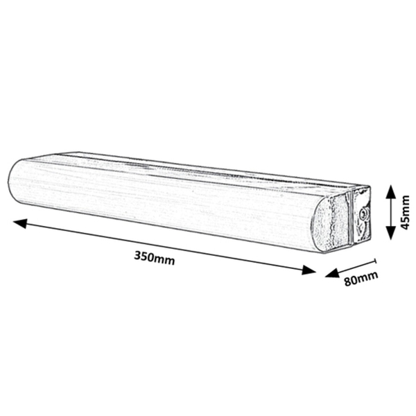 Łazienkowa lampa ścienna Matt LED 15W 4000K minimalistyczna chrom