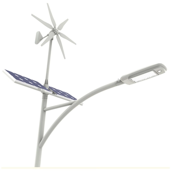 Lampa hybrydowa uliczna Windsun WS-G06-80W Greenie LED 80W IP66 biała