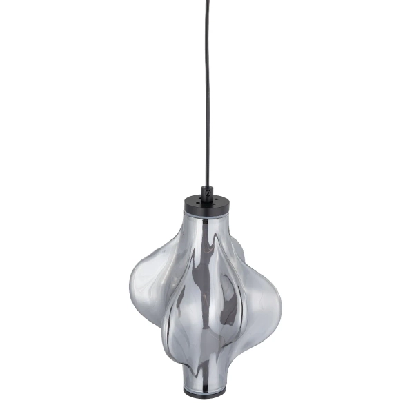 Lampa wisząca do sypialni Elva 18213 LED 8W 3000K nad stół czarny grafitowy