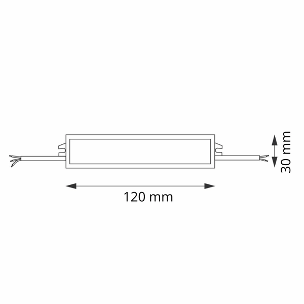 Zewnętrzny zasilacz do taśm ledowych 317292 IP67 LED 12V 15W srebrny