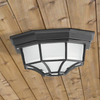 Zewnętrzna LAMPA sufitowa MILANO 8346 Rabalux klasyczna OPRAWA ogrodowa plafon outdoor IP44 czarny