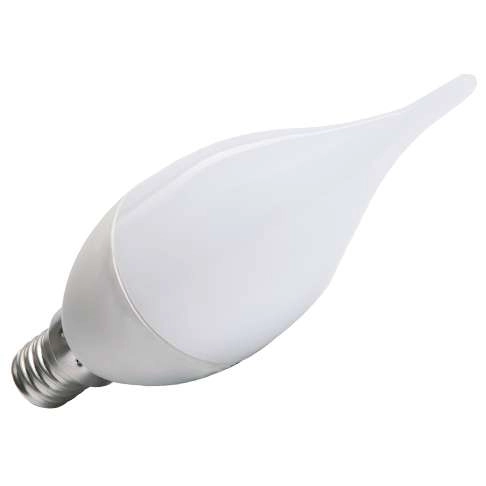 Płomykowa ŻARÓWKA świecznikowa MDECO SLP1124 LED E14 C37 6W 550lm 230V candle biała neutralna