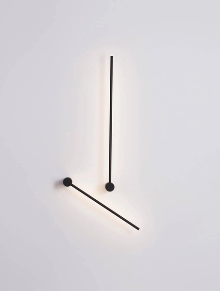 Minimalistyczny kinkiet TECOMAN LE42850 Luces Exclusivas LED 25W 3000K czarny