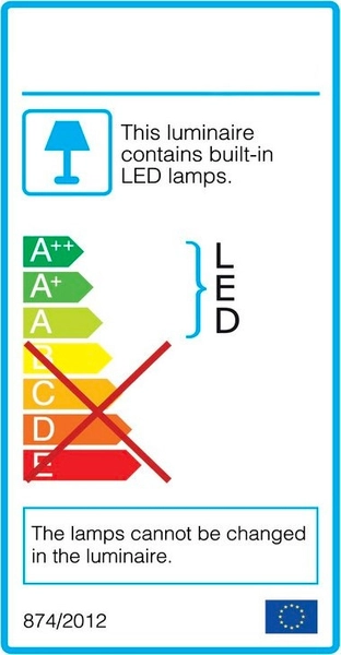 LAMPA wisząca LED BUGA LE41355 Luces Exclusivas tuba 5W 3000K czarna