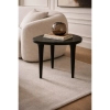 Stolik kawowy Laminar MM001501100341 czarny drewniany do salonu 48cm