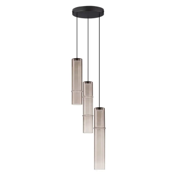 Nowoczesna potrójna lampa sufitowa SARTANO LE45163 LED 9W 3000K mokka