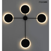Lampa ścienna Shadow 4 MSE010100355 Moosee LED czarna